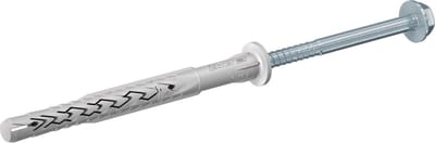 fischer SXRL 10 x 80 FUS Constructie/kozijnpluggen - T40/SW13 - zeskant schroef - verzinkt staal (50st)