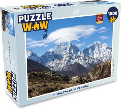 Puzzel Himalaya-berg in Nepal - Legpuzzel - Puzzel 1000 stukjes volwassenen
