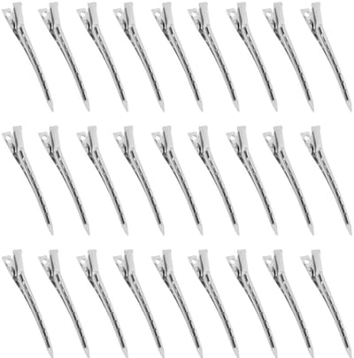 EXCITAT Haarspeldjes - Dameshaarspeldjes - Metalen haarspeldjes - Geschikt voor haarstylingproducten en accessoires - Verdeelclips - Geschikt voor salon- en thuisgebruik - 36 stuks - Zilver - 9 cm