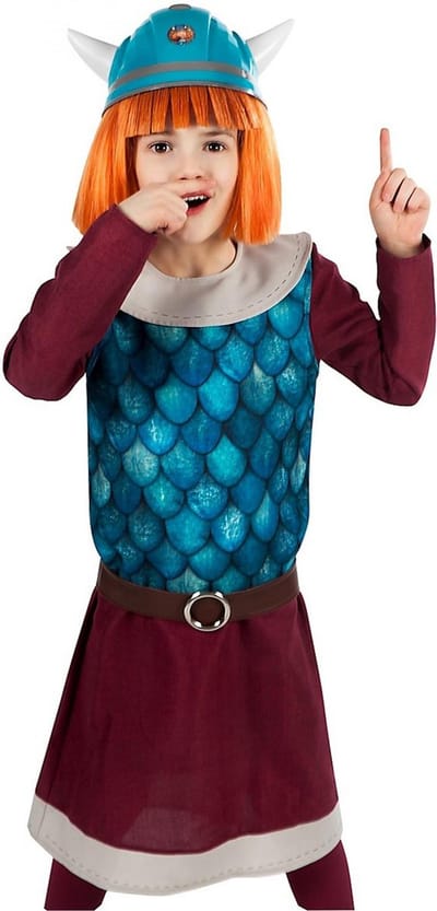 METAMORPH GmbH - Wickie de Viking kostuum voor meisjes - 98-104 cm (3-4 jaar)