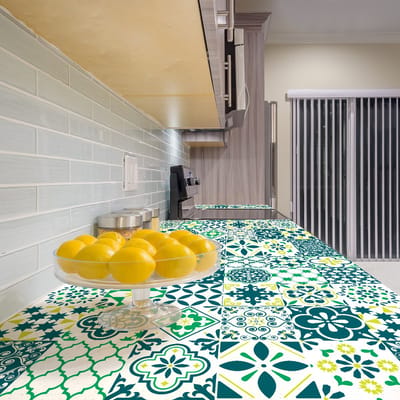 Zelfklevende tegelmuurstickers voor keuken en badkamer - 60 tegelstickers voor meubels en decoratie - 60 stickers 20x20cm