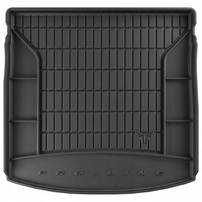 Rubber Kofferbakmat met Organizer Functie – Geschikt voor SEAT Leon III ST (Kombi) 2012-2020 – Voor Variabele Laadvloer (Bovenste Positie) – TPE Rubber – Hoge Rand 5 cm