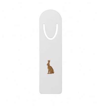 Hacebo® - Konijnen metalen boekenlegger - Konijn - Dieren liefhebbers - Knaagdieren - huisdieren Bladwijzer boekenleggers - 12.7 cm x 3.2cm