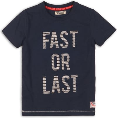 DJ Dutchjeans Jongens T-shirt - Navy - Maat 98