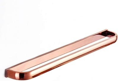 Handdoekenrek - Badkamerrek - Handdoeken Ophangen - Massief Messing - 57 cm - Rosé Goud