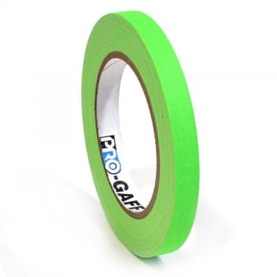 Pro Tapes Pro Gaff Fluor Gaffa Tape 12mm x 22,8m Groen