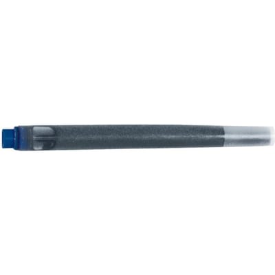 Parker Fountain Pen Ink Refill Cartridges | Long | Blue-Black QUINK Ink | 5 Count