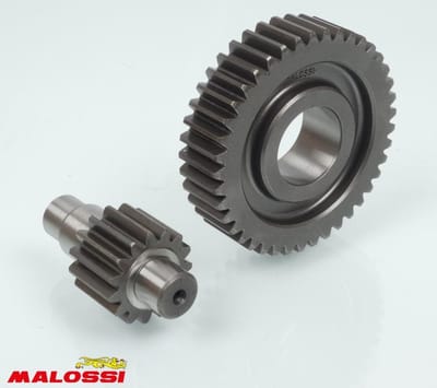 malossi transmissie achteras voor aprilia 125 atlantic scooter 2002 6712067 / htq tandwielen 15x41 nieuw