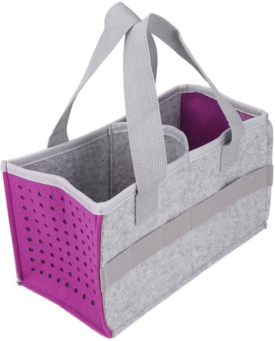 Dailygoods- Draagtas Opvouwbaar - Vilten Opbergtas - Draagtas voor Toniebox - Luidsprekeraccessoires - 6 Riemen - Comfortabele Draagriem