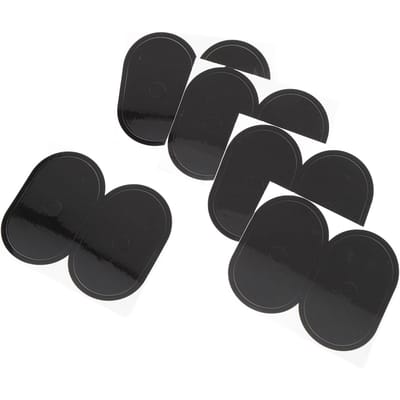 10 STUKS Ventielkernpakkingen Plastic Hars Regenbestendige Bandventiel Afdichtingssticker Velggat Kleefbeschermer Luchtmondstuk black