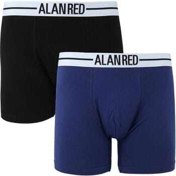 Alan Red Boxer zwart blauw 2Pack - Maat XXL - Heren - Boxershorts
