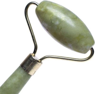 *** Jade Roller Gezicht Massage - Verzorging voor je huid en tegen wallen en rimpels - 100% Jade Kristal - van Heble® ***