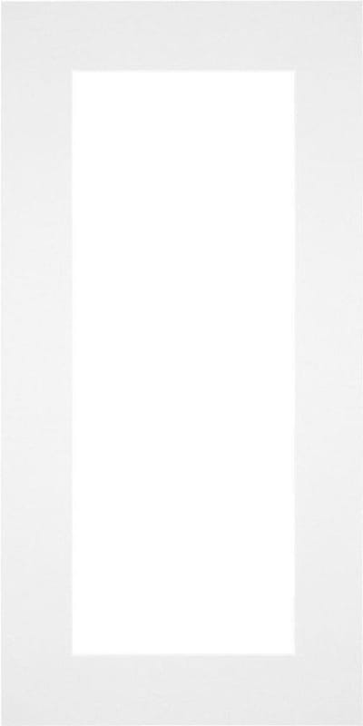 Passe-Partout Fotomaat 30x45 cm - Lijstmaat 40x70 cm - Wit - Museumkarton - Fotolijst niet inbegrepen