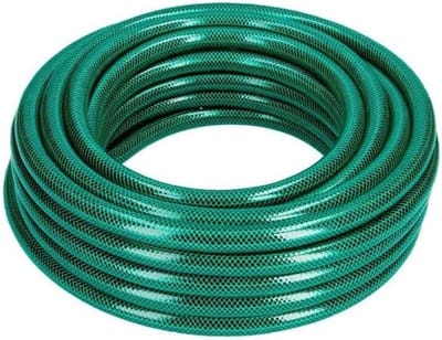 Groene tuinslang - Flexibele slang - Buiten water geven - Uv en algen bescherming - 50 meter 1/2 inch - Groen