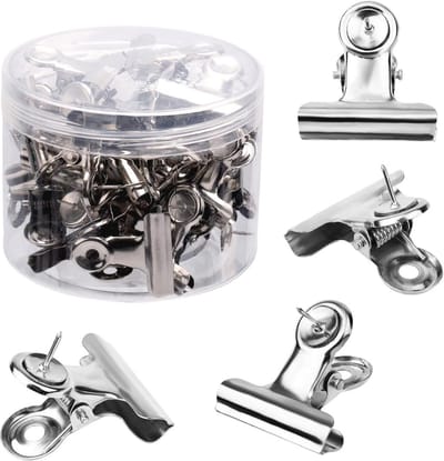 30 Push Pins Clips - Metaal materiaal - Perfect voor kantoor en thuisgebruik