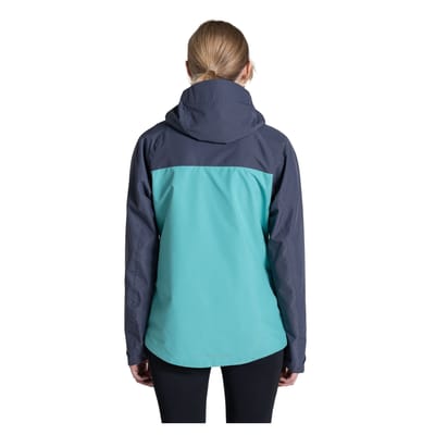 Craghoppers Dames/Dames Vanth Waterdichte Jas (Aqua/Antraciet geglazuurd)