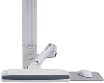 Ergotron LX Wall Mount System flat panel bureau steun 81,3 cm (32") Muur Wit