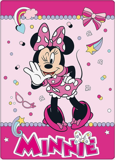 Minnie Mouse Fleece plaid whisper 100 x 140 cm