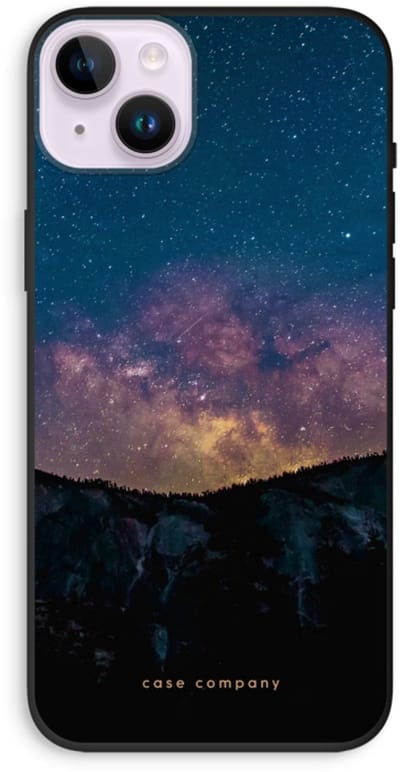 Case Company® - Hoesje geschikt voor iPhone 14 Plus hoesje - Travel to space - Biologisch Afbreekbaar Telefoonhoesje - Bescherming alle Kanten en Schermrand