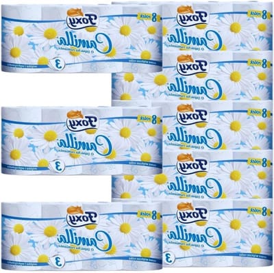 Toiletpapier - Zacht papier - Dagelijks comfort - Uniek softkamersysteem - 64 rollen - Wit