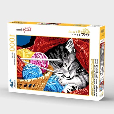 Legpuzzel Katten - Puzzel Dieren - Ontspanning Thuis - Anti-glans Oppervlak - 1000 Stukjes - Meerdere Kleuren
