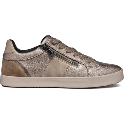 Geox D Blomiee E Dames Taupe Sneakers
