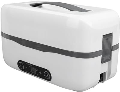 Dailygoods - Elektrische Lunchbox - Voedselverwarmer - Multifunctioneel - 2 Compartimenten - Draagbare Lunchbox - Auto en Werk - Voor Volwassenen