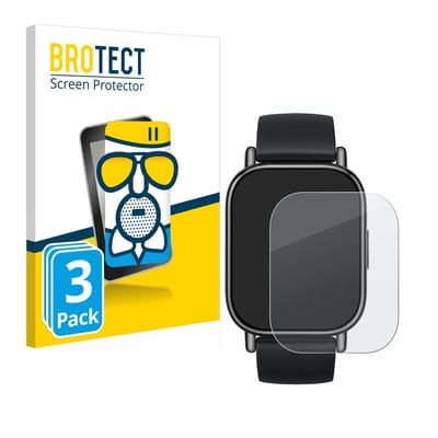 BROTECT - Screenprotector voor Xiaomi Redmi Watch 5 Lite - Folie Beschermfolie Beschermglas matte 3 Stuks