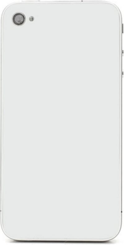 Geschikt voor iPhone 4s achterkant - wit
