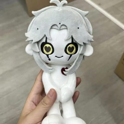 Nieuw op voorraad 15cm Pierrot De Freak Circus Freaks Pluche Pop Schattig Anime Randapparatuur Speelgoed Verjaardag Kerstcadeau wit