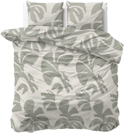 Dekbed-Discounter - Sleeptime Pure Dekbedovertrek 140 x 200/220 cm - Verkoelend Katoen - Korte instopstrook - Wassen op 40 graden - Inclusief 1 kussensloop - Mendo