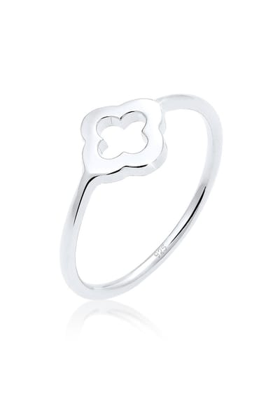 Elli - Ring - Dames Klaverblad Geluksgeluk in 925 sterling zilver - Dames