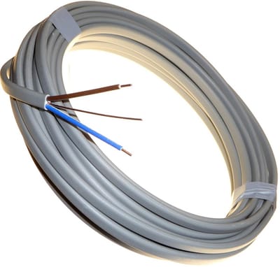 10 Meter 1,5 mm u00b2 Platte Installatiekabel Tweeledig en Aarddraad 3-aderig