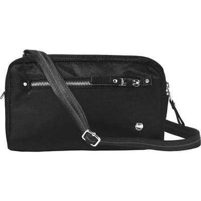 Pacsafe Pacsafe W 3-in-1 Sling Crossbody - 1 L - Schoudertas - RFID-blokkerend - Slingpack - Anti-diefstal Tas - Crossbody Waterafstotend - Beveiligde Tas - Zwart
