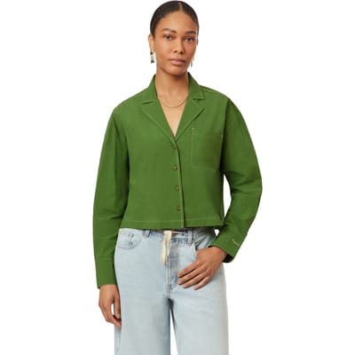 Scotch & Soda Notch Lapel Shirt Garden Green Taglia: XS | Magliette intime Outlet | Donna | Verde