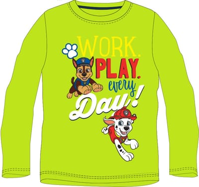 PAW Patrol Shirt - Groen - Katoen - Maat 98