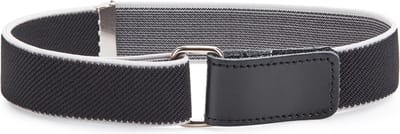 Ladeheid Kinderriem - Riem - Broekriem - Verstelbaar - Polyester - LA-TG-P15 - Schwarz/Weiß - 8-15 Jahre