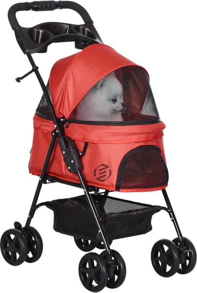 Equivera Hondenbuggy - Honden Buggy - Hondenbuggy's - Hondenbuggy All Terrain - Hondenbuggy Comfort - Hondenwagen - Kinderwagen voor Hond - Kinderwagen voor Honden
