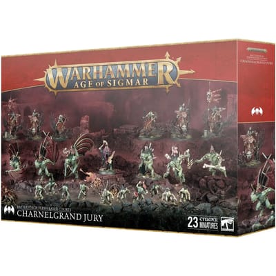 Bordspellen Games Workshop Warhammer AoS - Battleforce Noel 2024 Flesh Eater Courts Grand Jury du Charnier