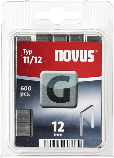Platte Draadklemmen Type G 12mm voor Hamernietmachine - 600 Stuks Verzinkt Staal
