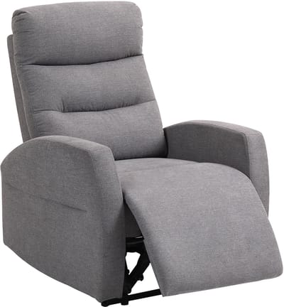 HOMCOM-Relaxsessel mit Liegefunktion-Polyester-76L x 93B x 103H cm-Dunkelgrau