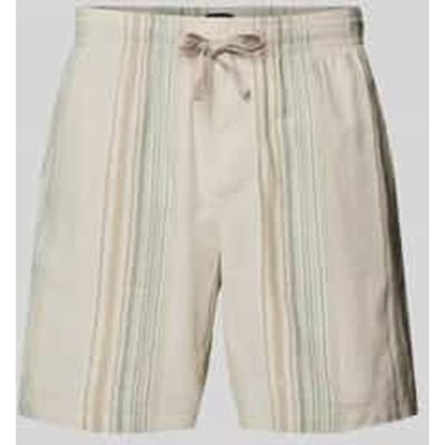 Loose fit korte strandbroek van puur katoen