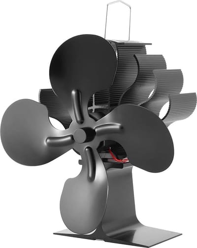 Kachelventilator Voor Houtkachel - Kachelventilator - Houtkachel Ventilator - Haardventilator - Kachel Accessoires - Must Have Om Energie Te Besparen