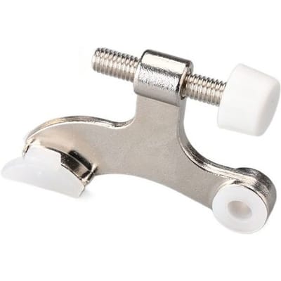 Zilver Zwart Deurbeslag Heavy Duty Deluxe Met Rubberen Demper Stootblok Scharnierpen Deurstopper zilver