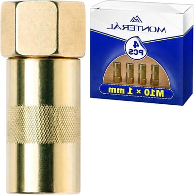 Smeernippels - Vetnippels - Machine Onderhoud - Brede Compatibiliteit - 4 Stuks M10 - Zilverkleurig