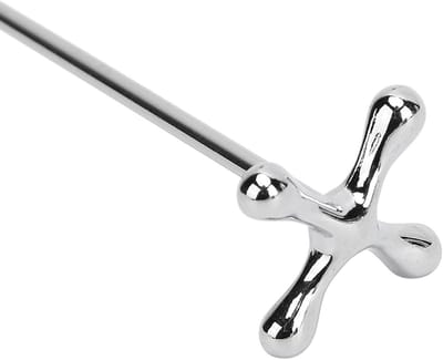 Allecta - Roestvrijstalen Eetstokjessteun met Antislipontwerp - Premium Metalen Houder - Keukenaccessoire met 4 Delen