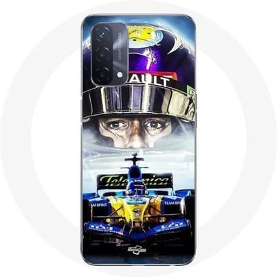 Hoesje - Renault - R25 Aston Martin F1 - Flexibel - Sportief - Wit