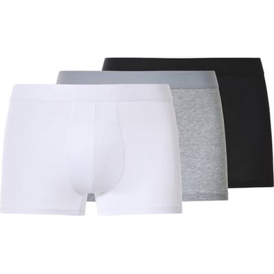 esmara Men Set van 3 heren boxers (Zwart/grijs/wit, S)