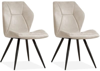 MX Sofa - Stoel Tesla - Sand - set van 2 stoelen