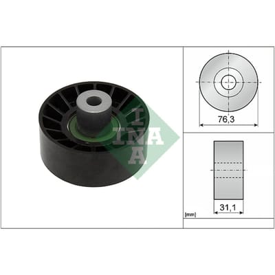 Schaeffler Ina Rondsel/geleiderpoelie, V-riem INA 532 0776 10